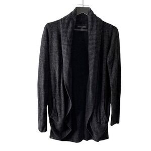 Barefoot Dreams CozyChic Lite Gray Open‎ Front Cardigan Sweater Women's XS/S